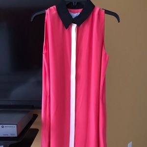 Dylan Gray size 6 mid length pink shirt dress